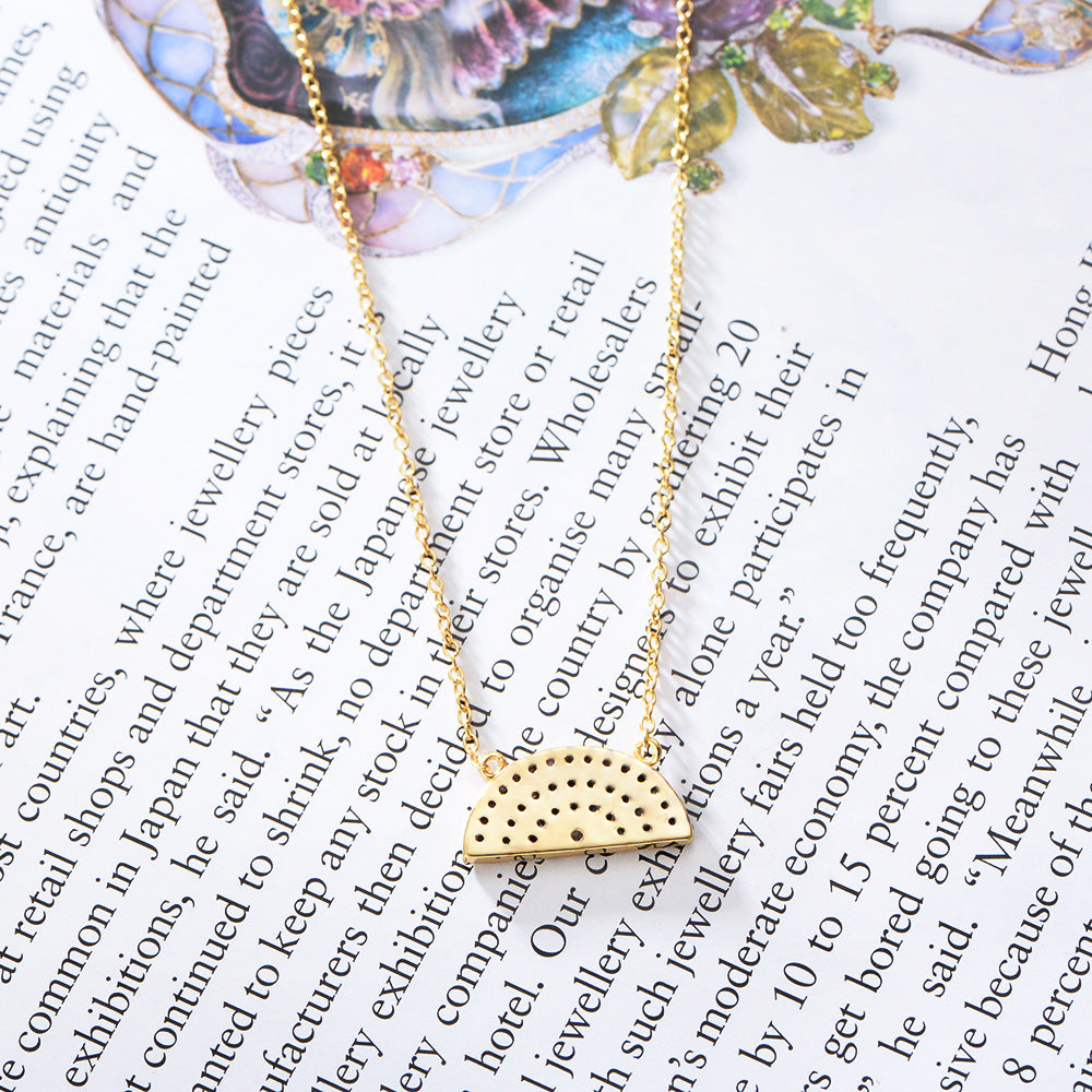 Trendy Rainbow Pendant Necklace