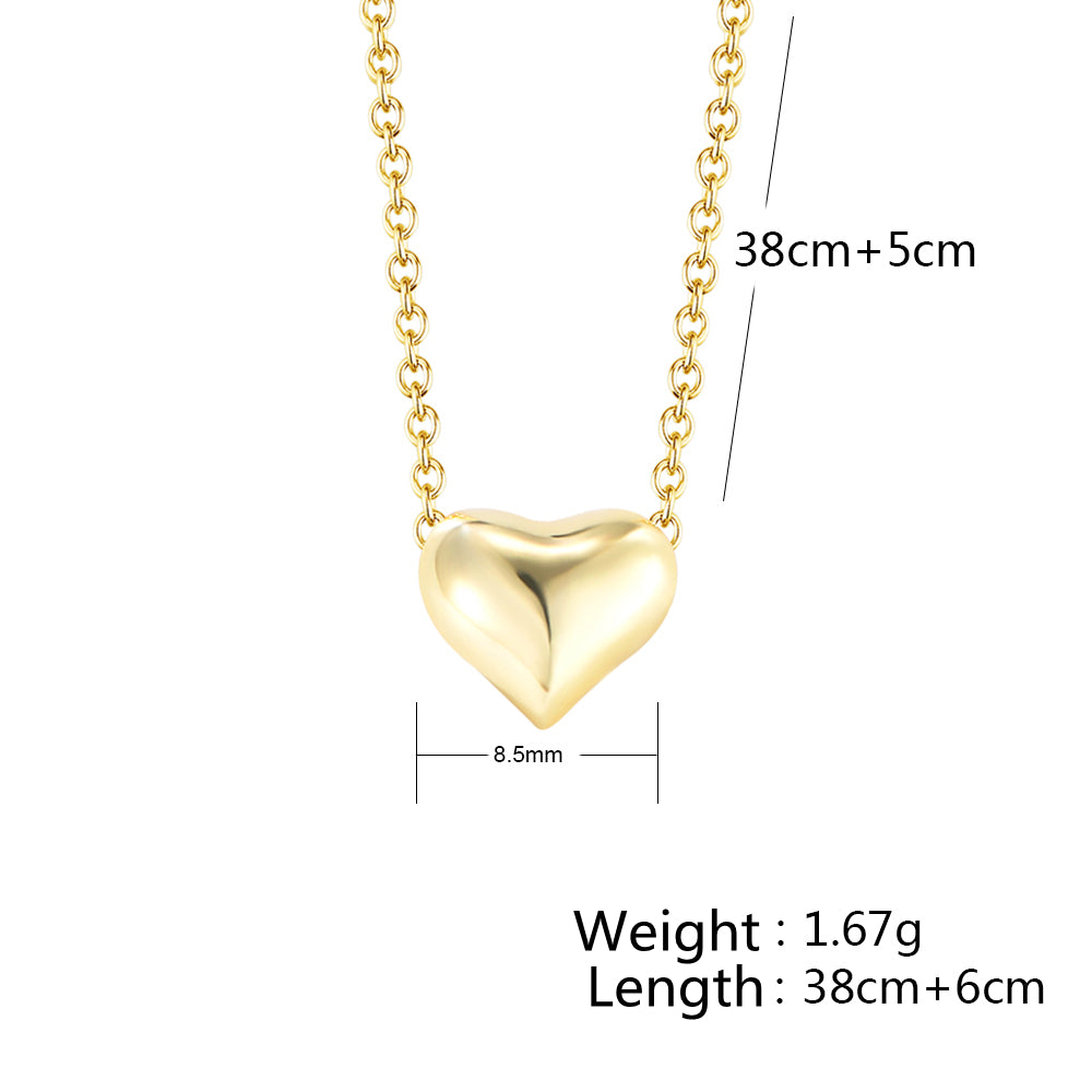 Fashion  Heart Charm Necklace