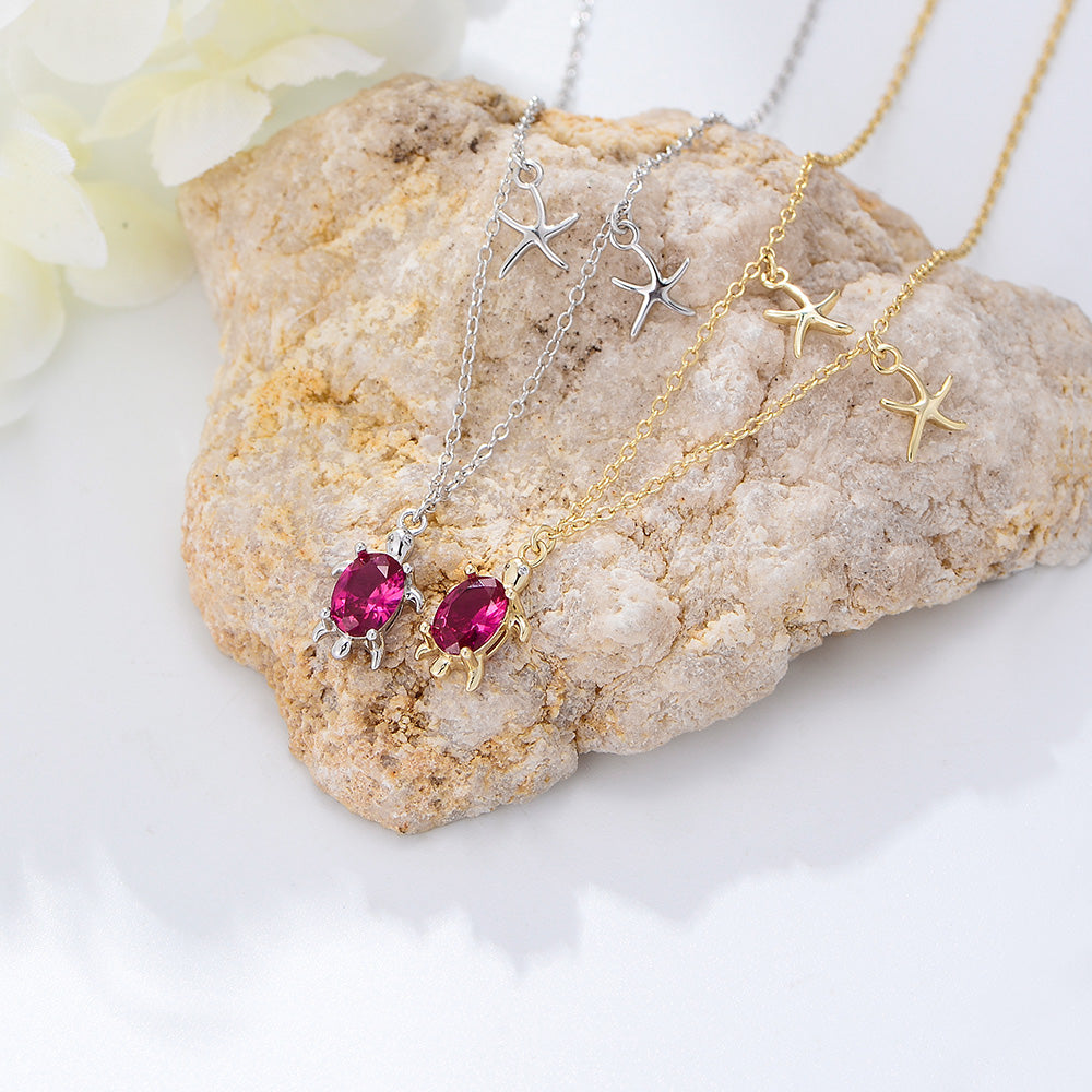 Cute Starfish Tortoise Anklet