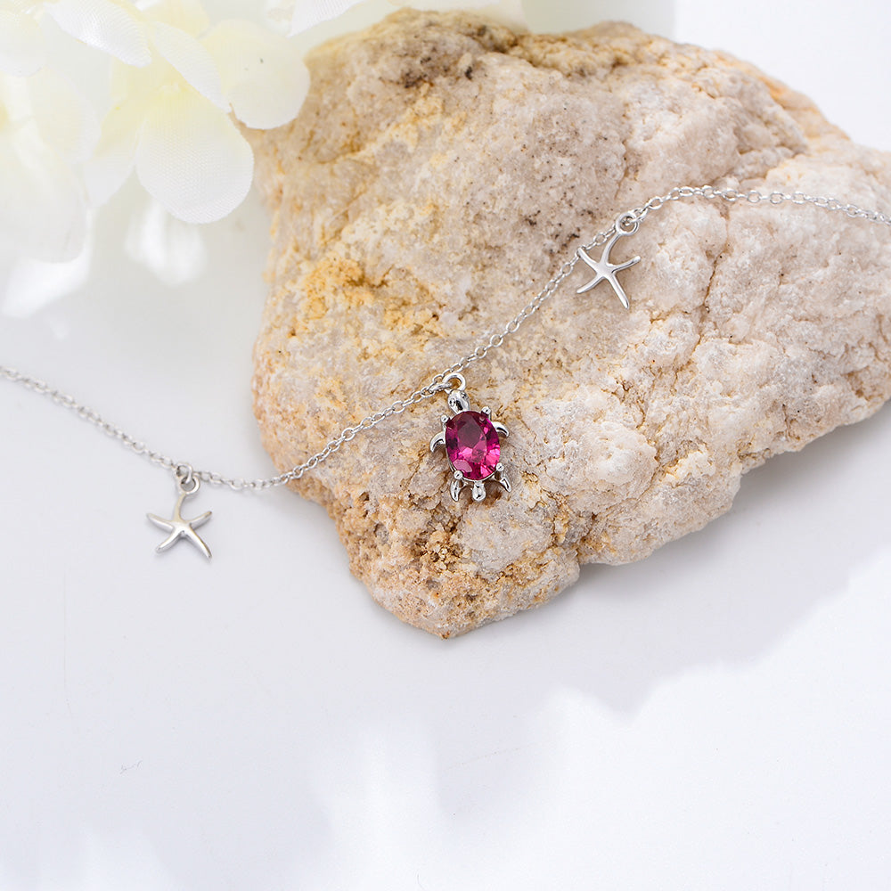 Cute Starfish Tortoise Anklet