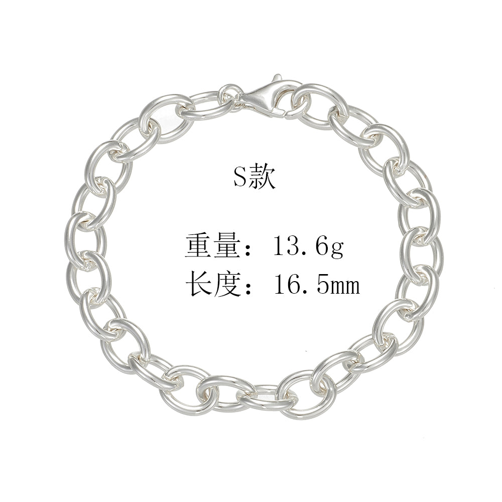 Ins Simple Fashion Solid Color High Polish Bracelet Jewelry