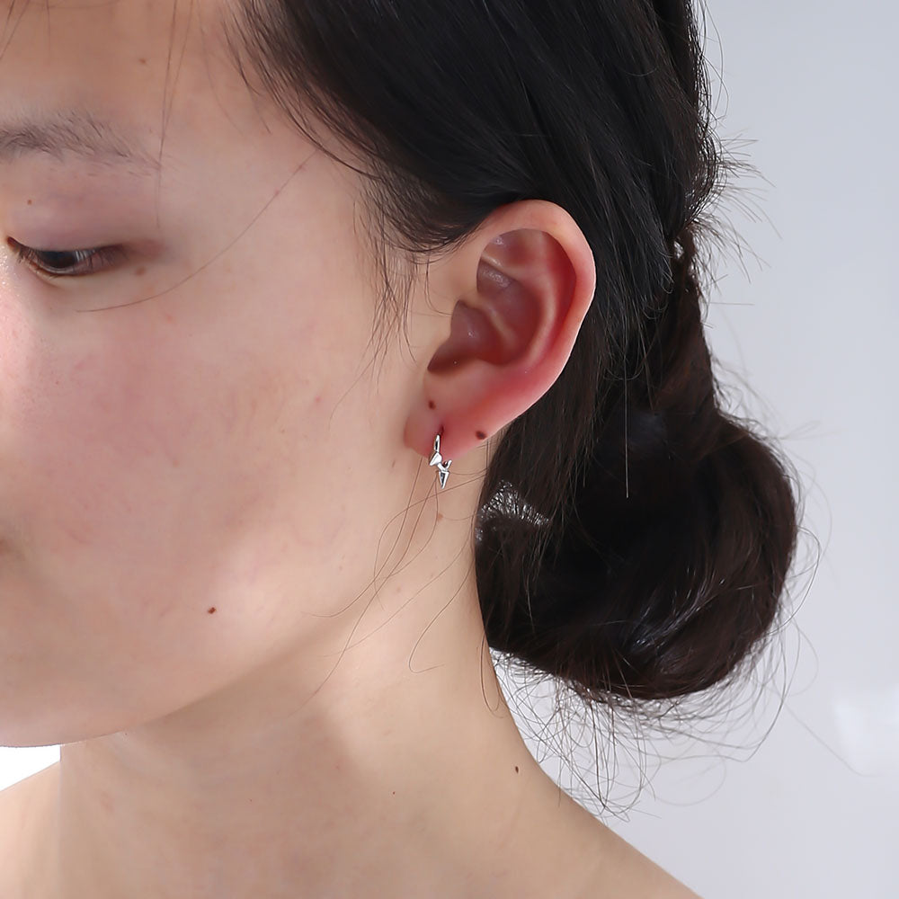 Simple  Mini Cone Huggie Earrings