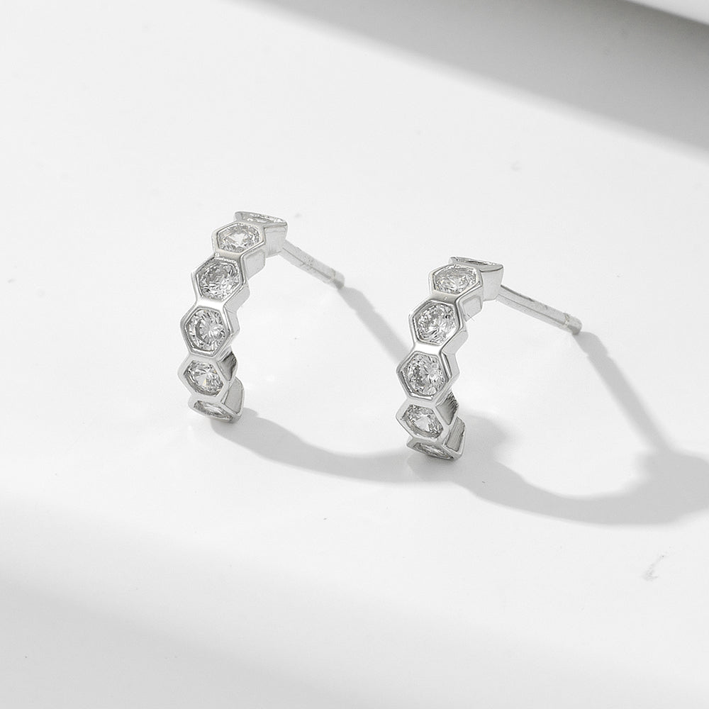 Latest Small Cuff Stud Fashion Female Beehive Earrings