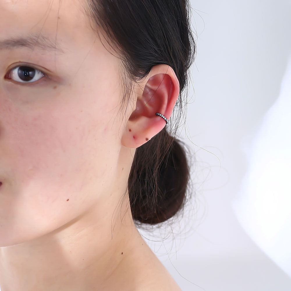 Petty Horseshoe Micro Pave Zircon Cartilage Cuff Non Pierced Earrings