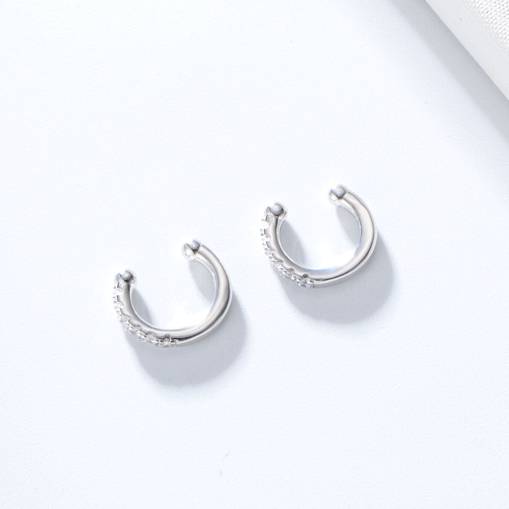 Petty Horseshoe Micro Pave Zircon Cartilage Cuff Non Pierced Earrings