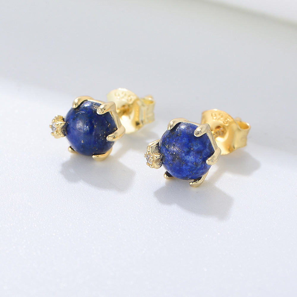 Fashion Jewelry Lapis Lazuli Gemstone Earrings