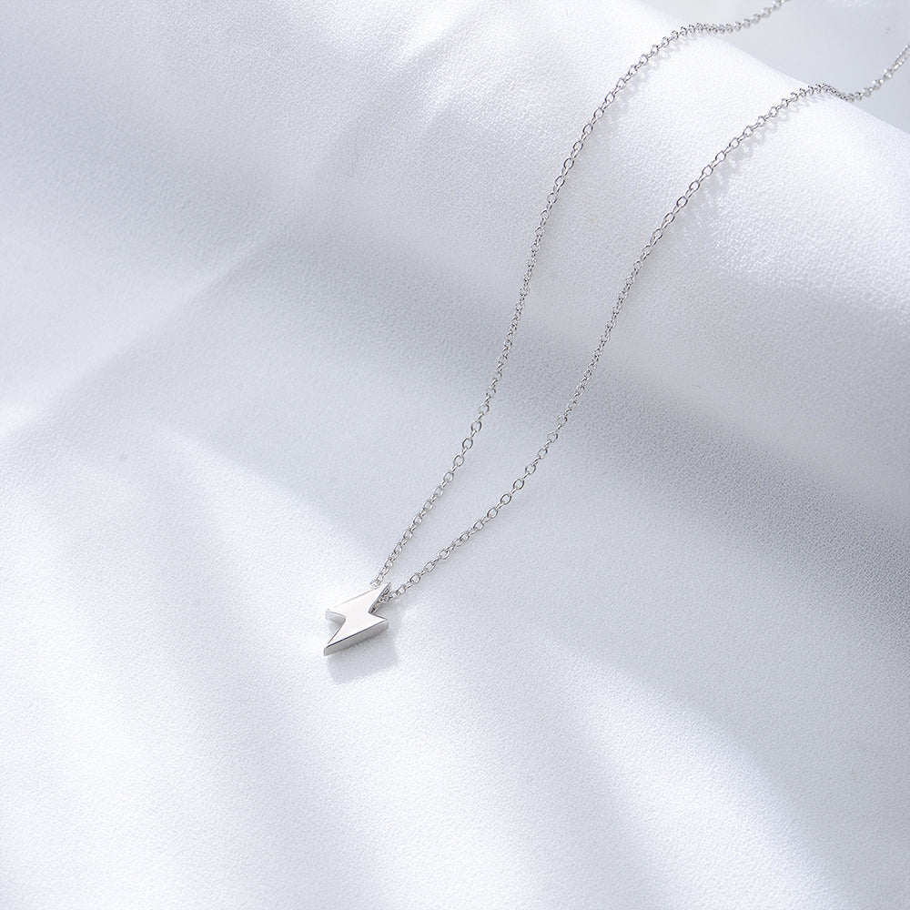 Trendy Gold Plated Lightning Necklace