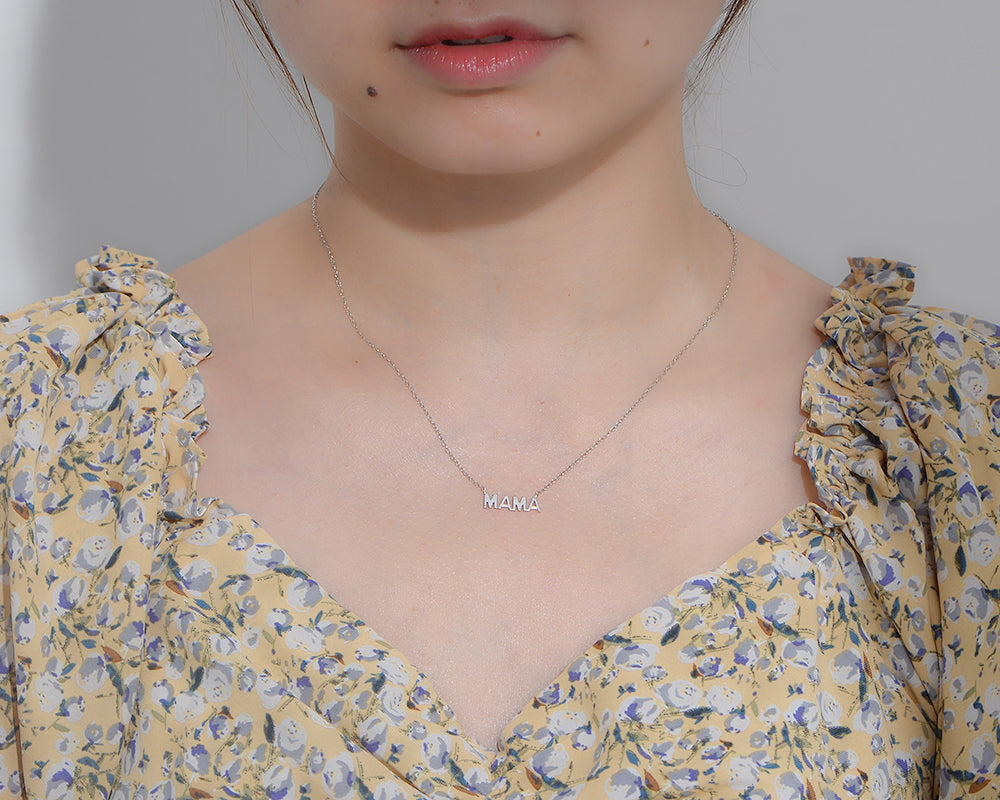 Letter Necklaces Jewelry Initial Mama Mother′ S Day Gift Necklace