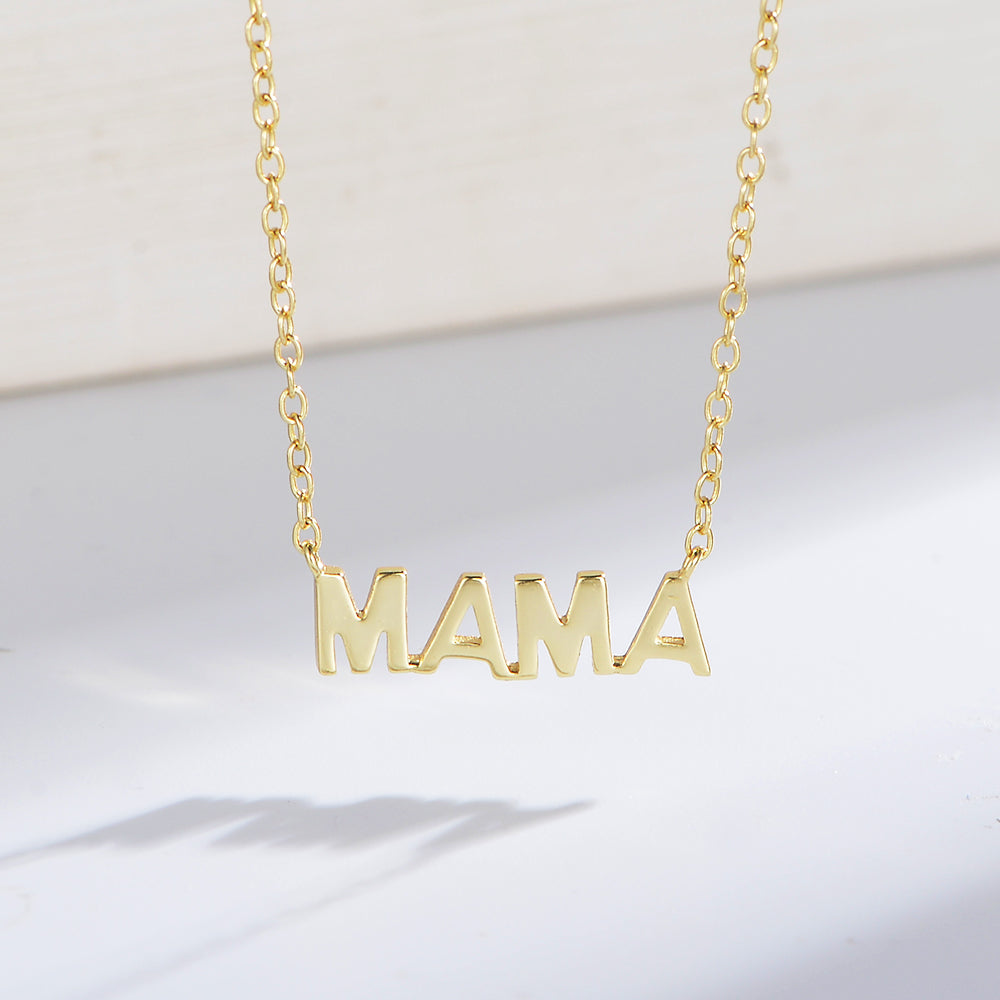 Letter Necklaces 925 Silver Jewelry Initial Mama Mother′ S Day Gift Necklace