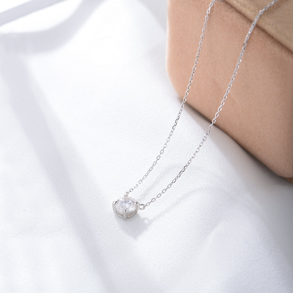 Hot 14K Gold Plated CZ  Diamond Cubic Zircon Pendant Necklace