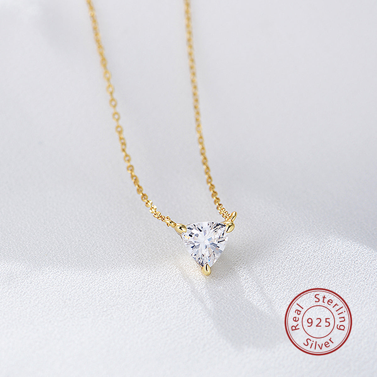 Cubic Zirconia Heart Pendant Necklace Jewelry