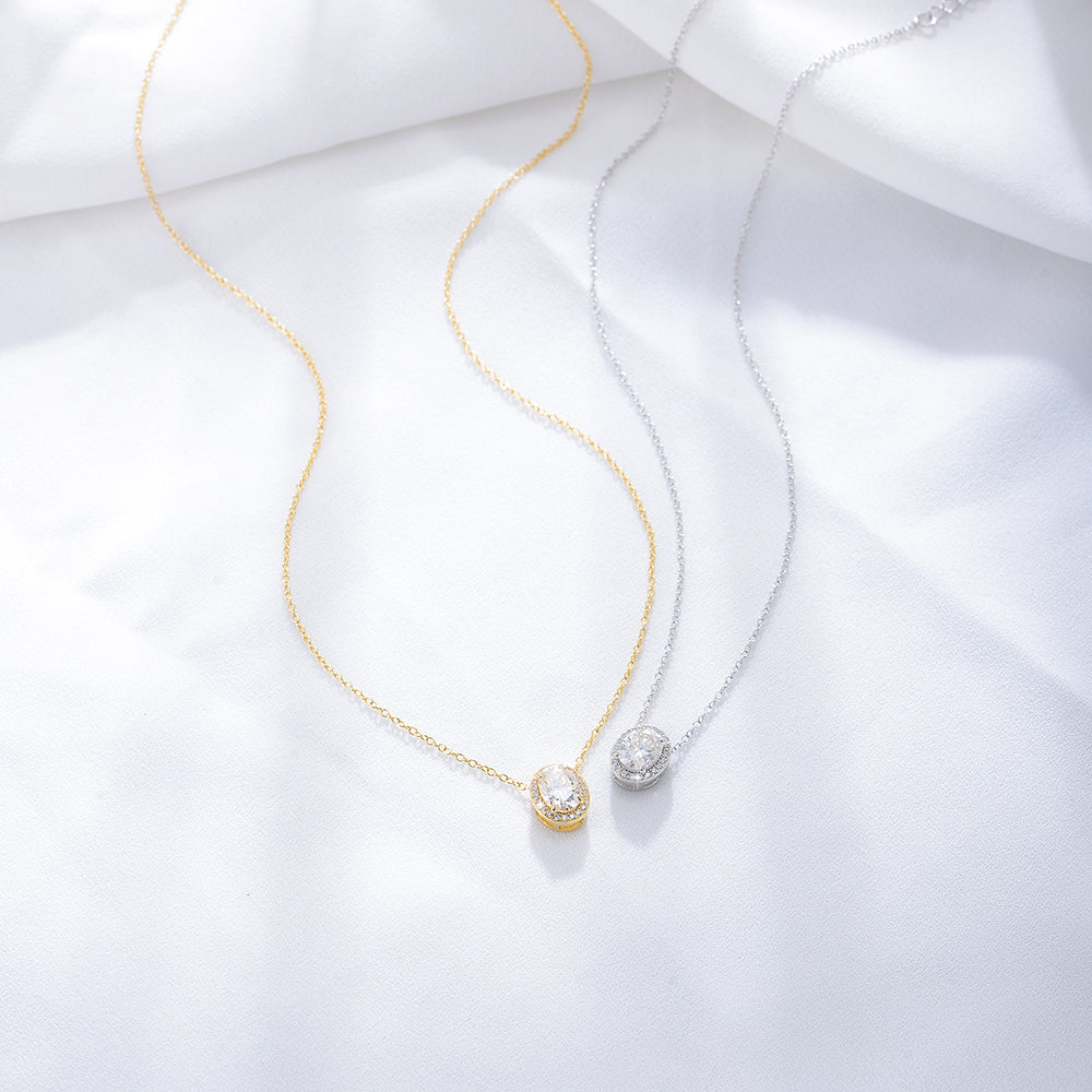 Hot Classic Bridal Wedding Cubic Zirconia Diamond Necklace