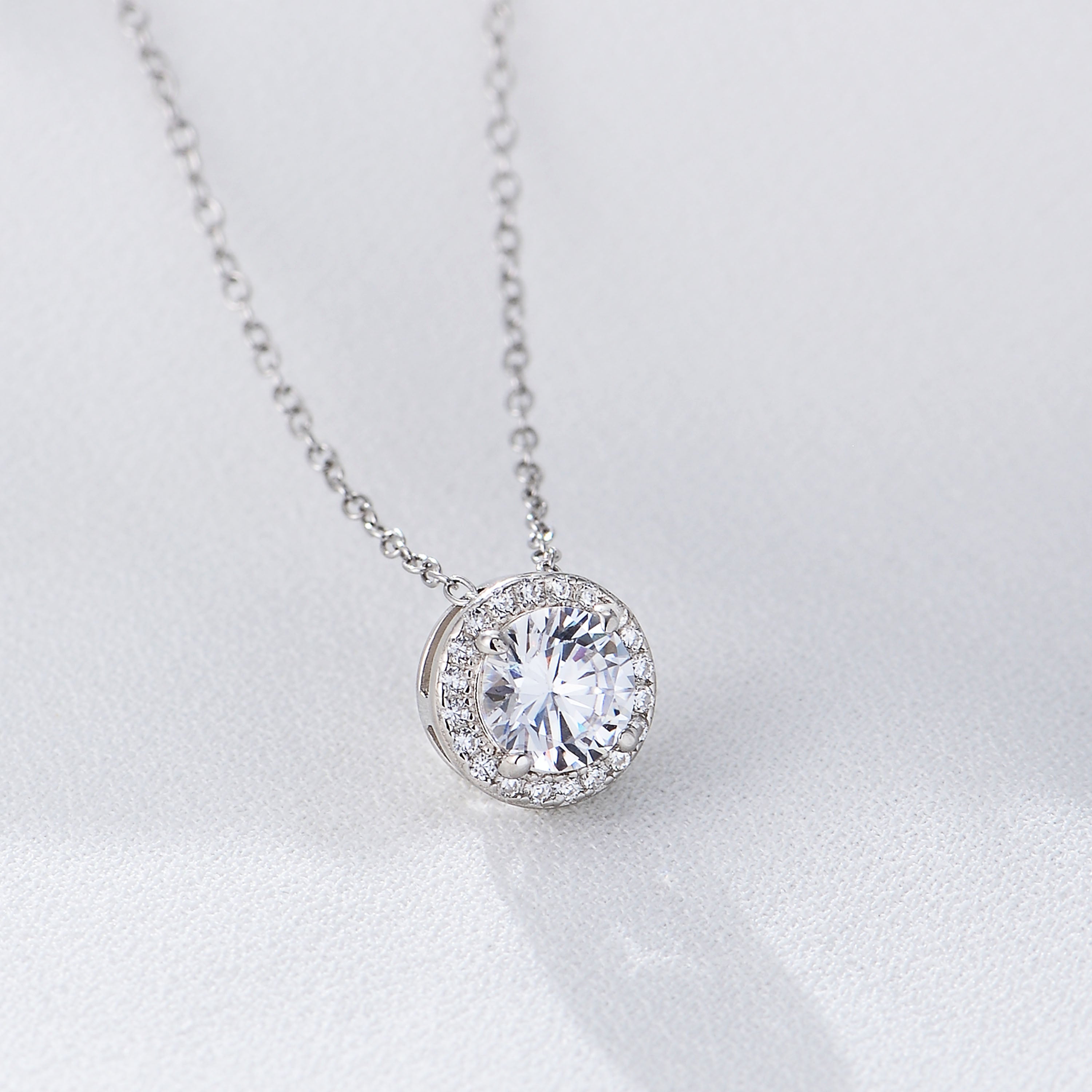 Fashion Wedding Jewelry Zircon Diamond Necklace
