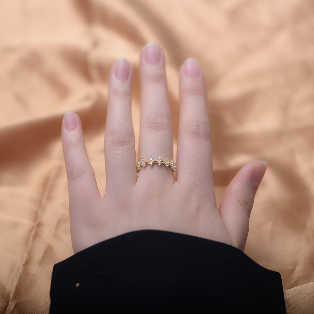Simple Cubic Zircon Geometric Rings