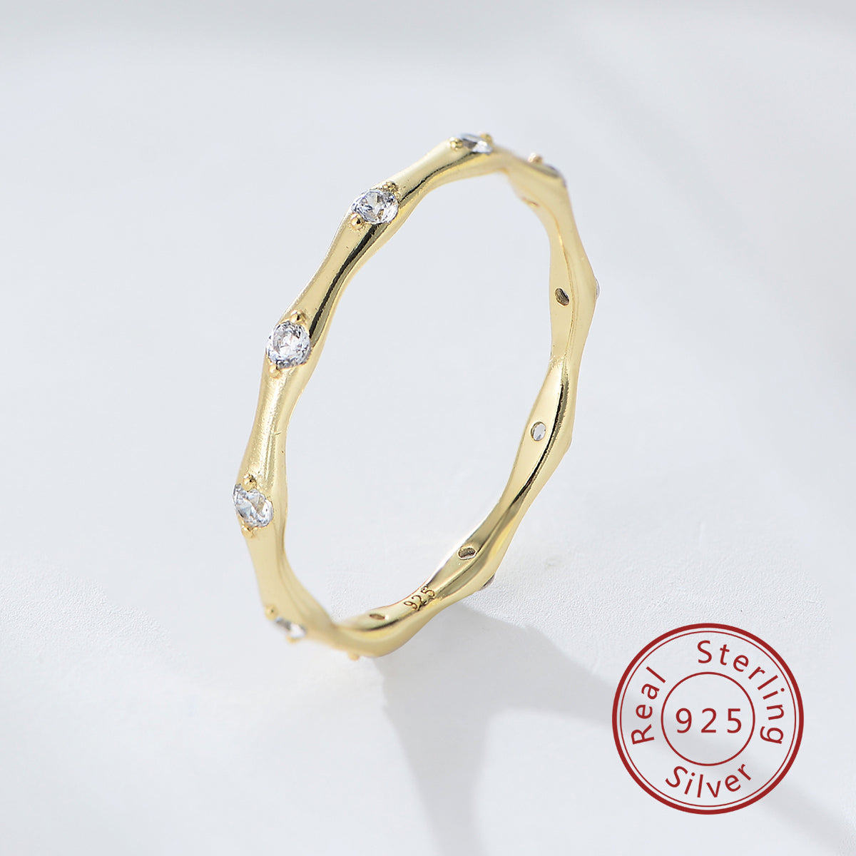 Fashion Jewelry Women Zirconia Band Ring