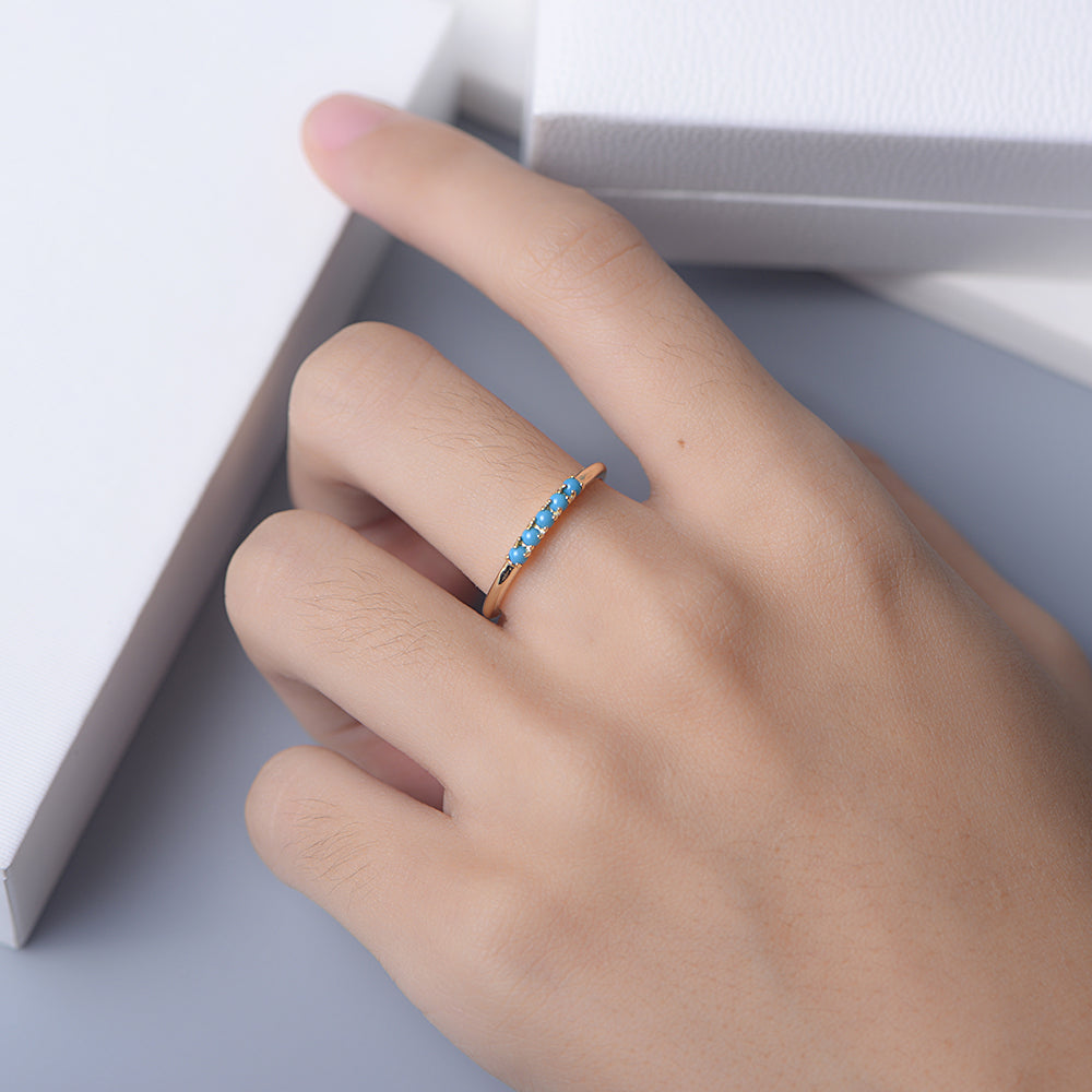Turquoise Band Ring