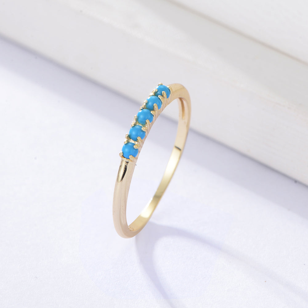 Turquoise Band Ring