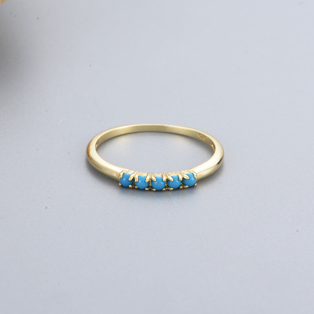 Turquoise Band Ring