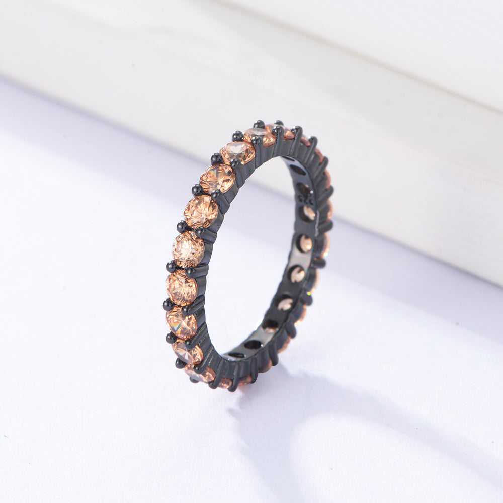 14K Gold Plated  Color Cubic Zirconia Rings