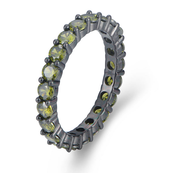 14K Gold Plated  Color Cubic Zirconia Rings