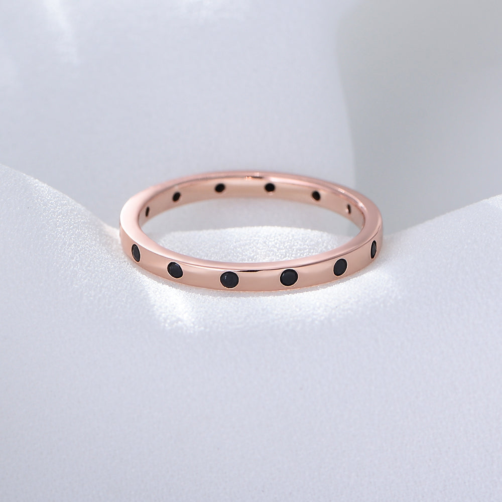 Rhodium/Gold/Rose Gold Plated Zircon Band Ring
