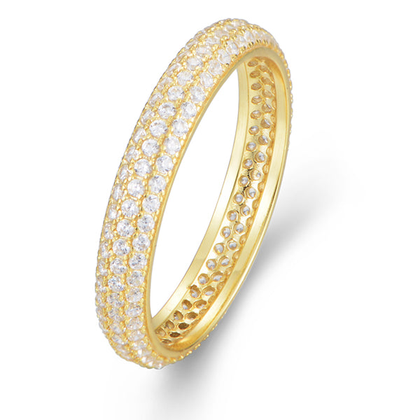 Engagement Jewelry Full Diamond Pave Cubic Zirconia Vintage Rings