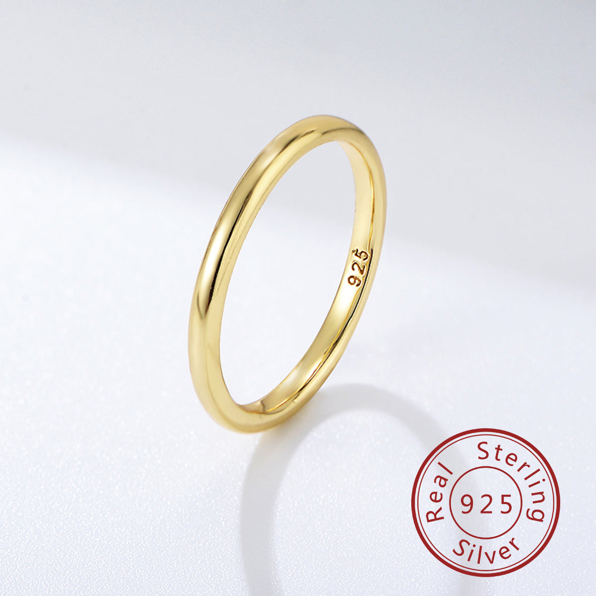 High Polished Hypoallergenic Smooth Band Ring