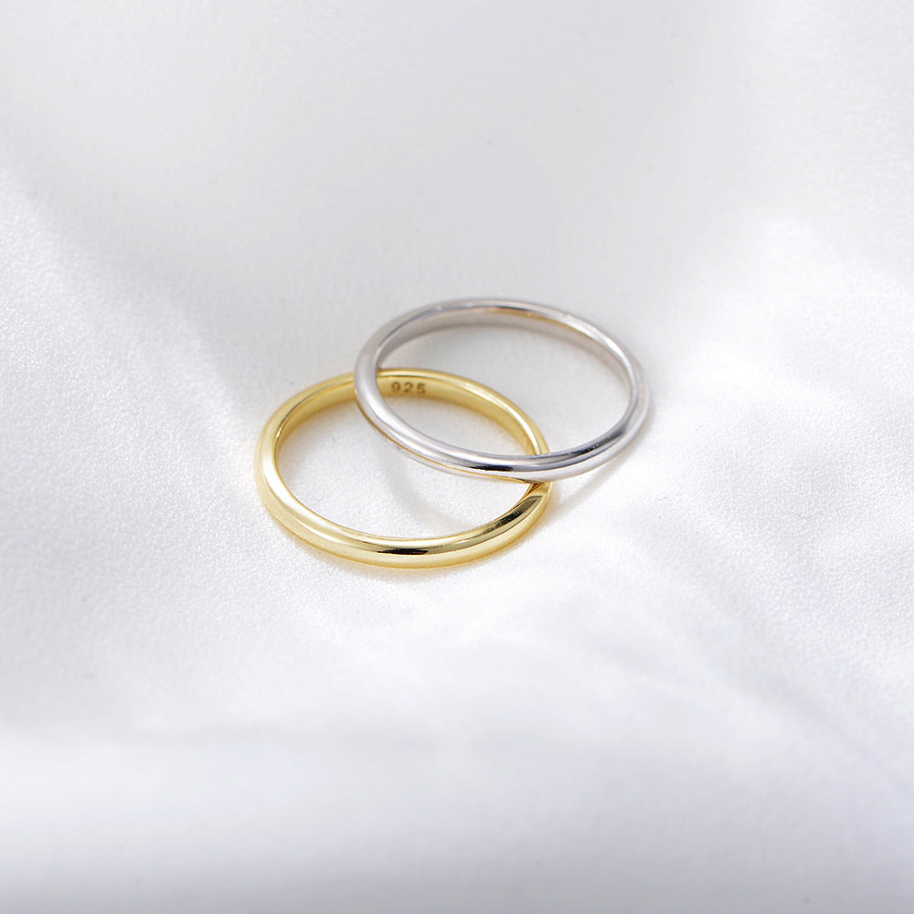 High Polished Hypoallergenic Smooth Band Ring