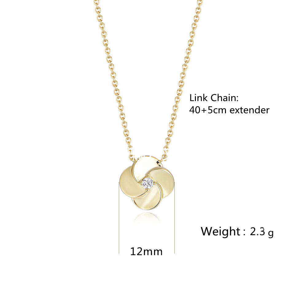 Trendy Cute Windmill Pendant Necklace For Women