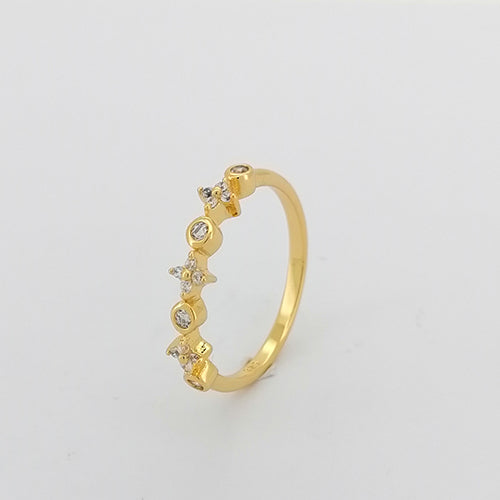 Pure Silver Hypoallergenic Rose Gold Eternity Ring