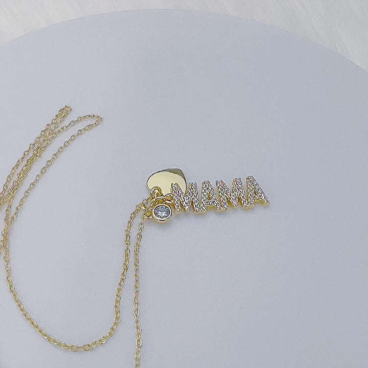 Mama Charms Heart Pendant Necklace