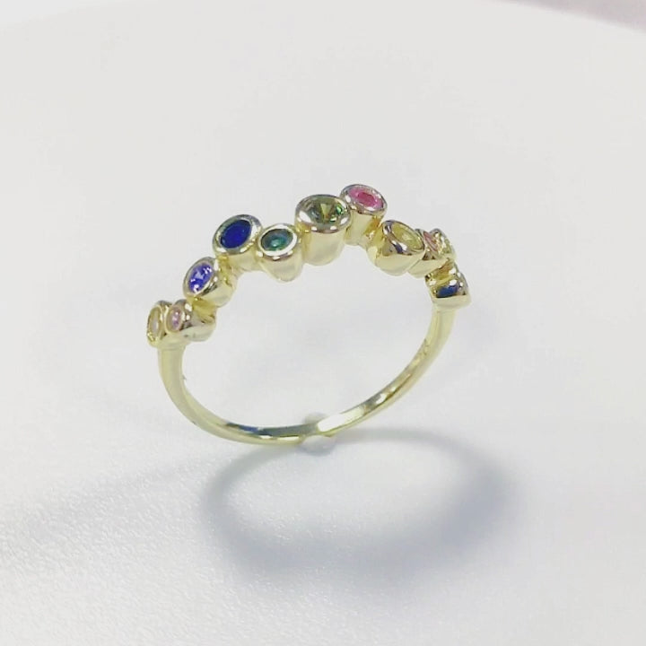 Women Jewelry Color Zirconia Ring