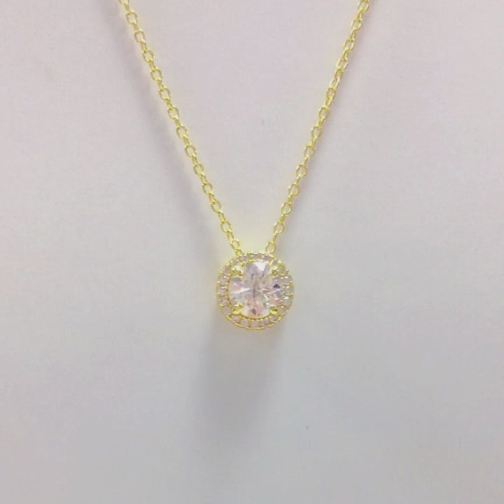 Fashion Wedding Jewelry Zircon Diamond Necklace