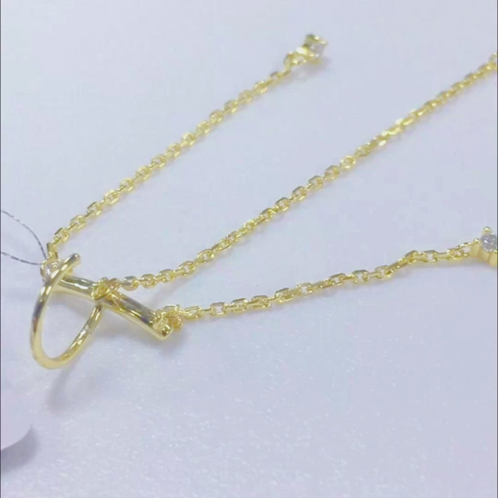 Water Drop Cubic Zirconia Gold Plated Simple Rope Stripe Stud Earrings