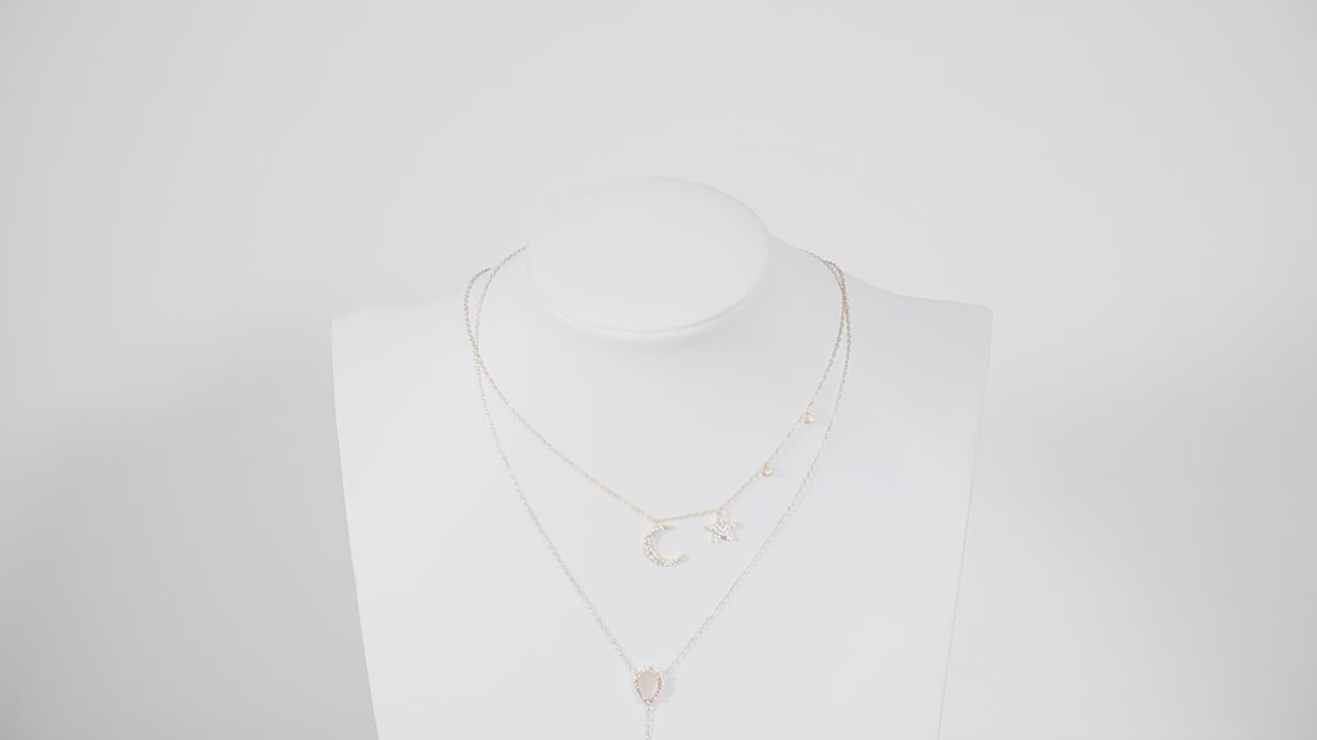 Romantic Moon Star Necklace