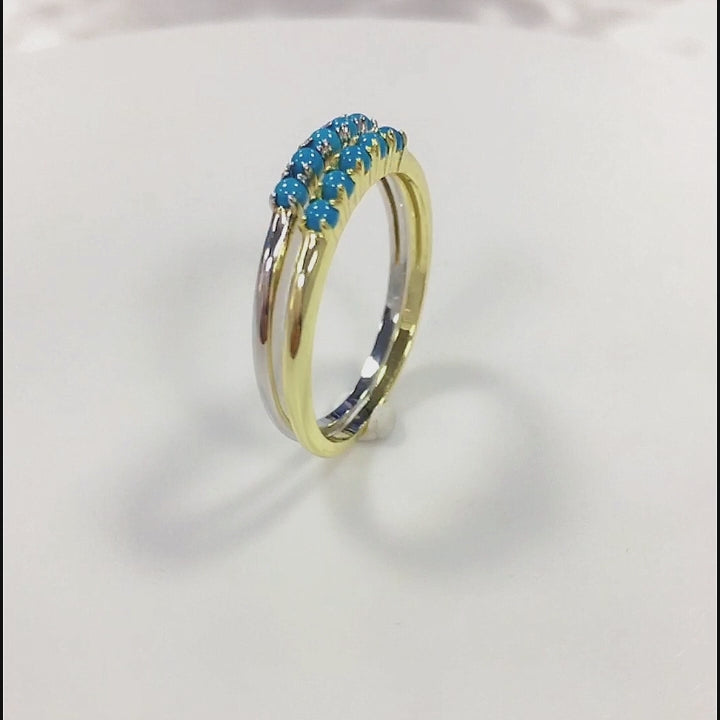 Turquoise Band Ring