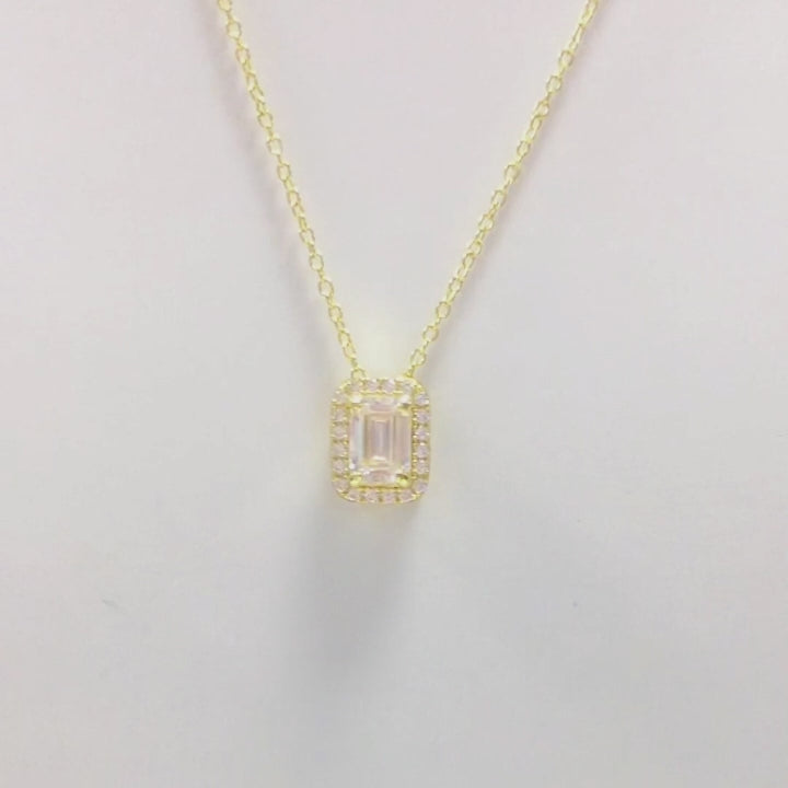 Wedding Necklace Jewelry Set Shiny Cubic Zircon Diamond Pendant Necklace