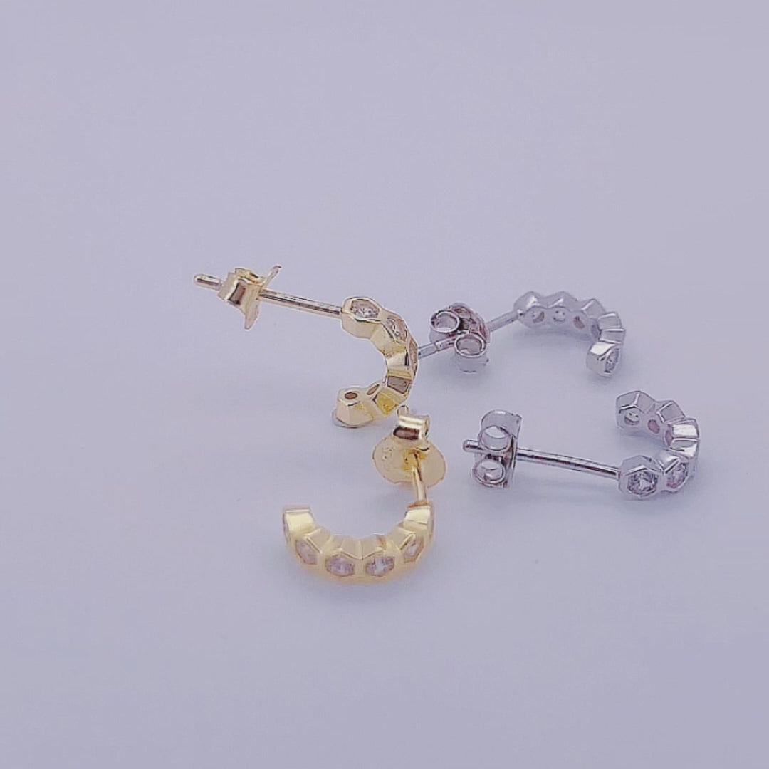 Latest Small Cuff Stud Fashion Female Beehive Earrings